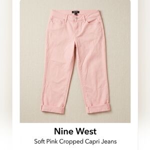 Nine West Pink Capris